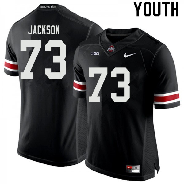 Ohio State Buckeyes #73 Jonah Jackson Youth University Jersey Black OSU75867